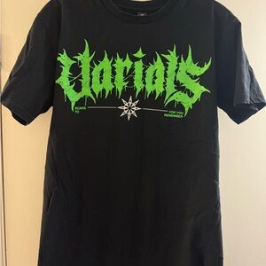 Black and Green Graphic T-Shirt